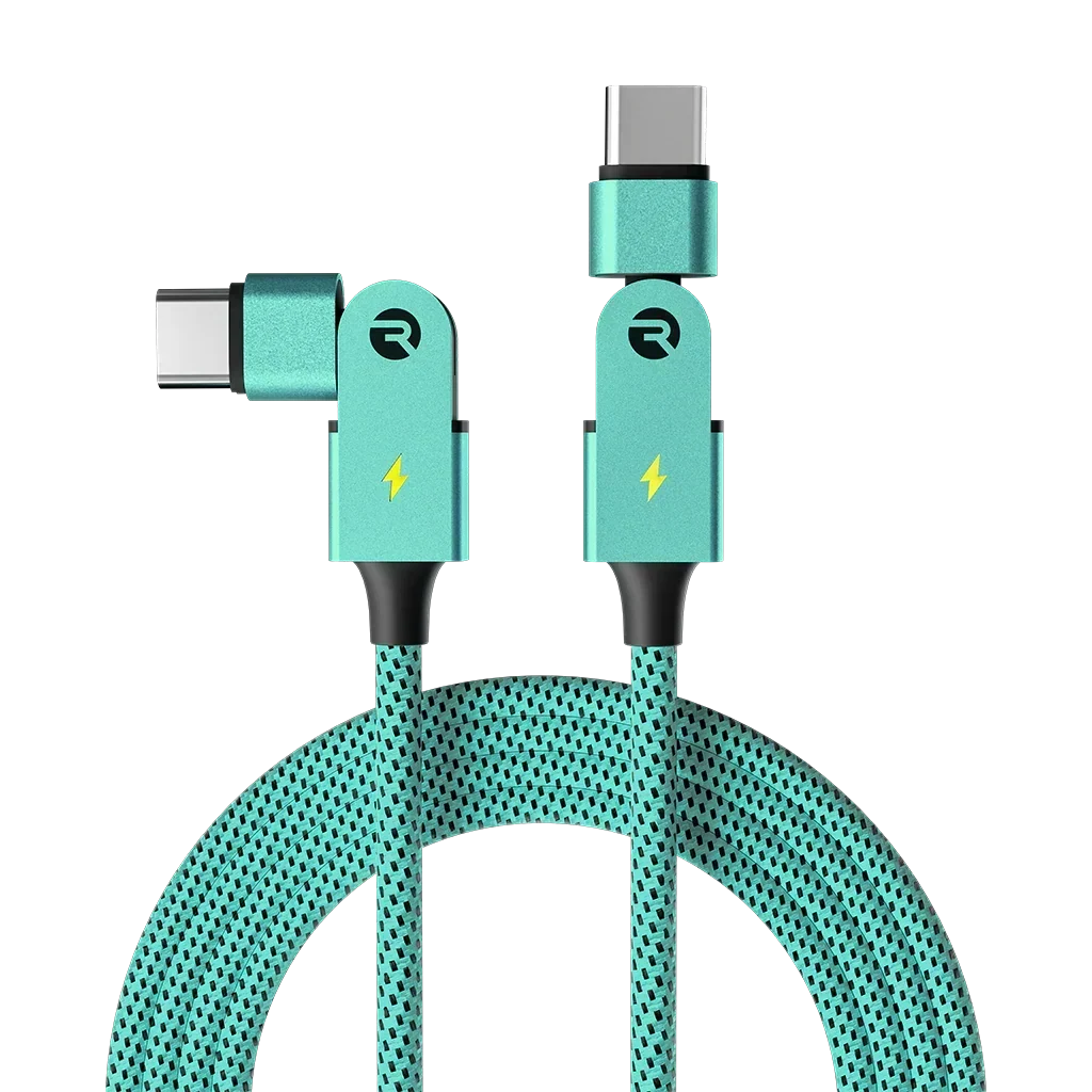 Type C: for Android & iPhone 15+ / 10ft / Mint