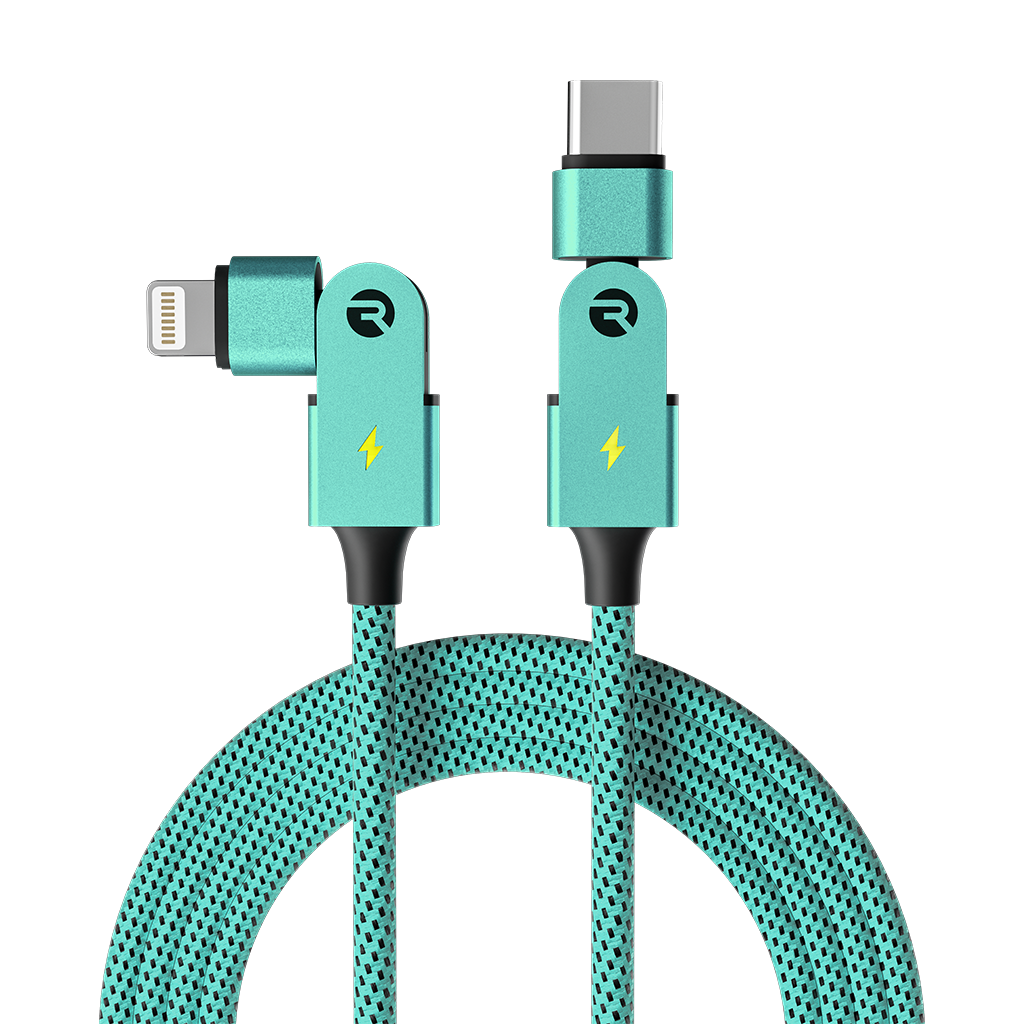 Lightning: for iPhone 13/14 and older / 10ft / Mint