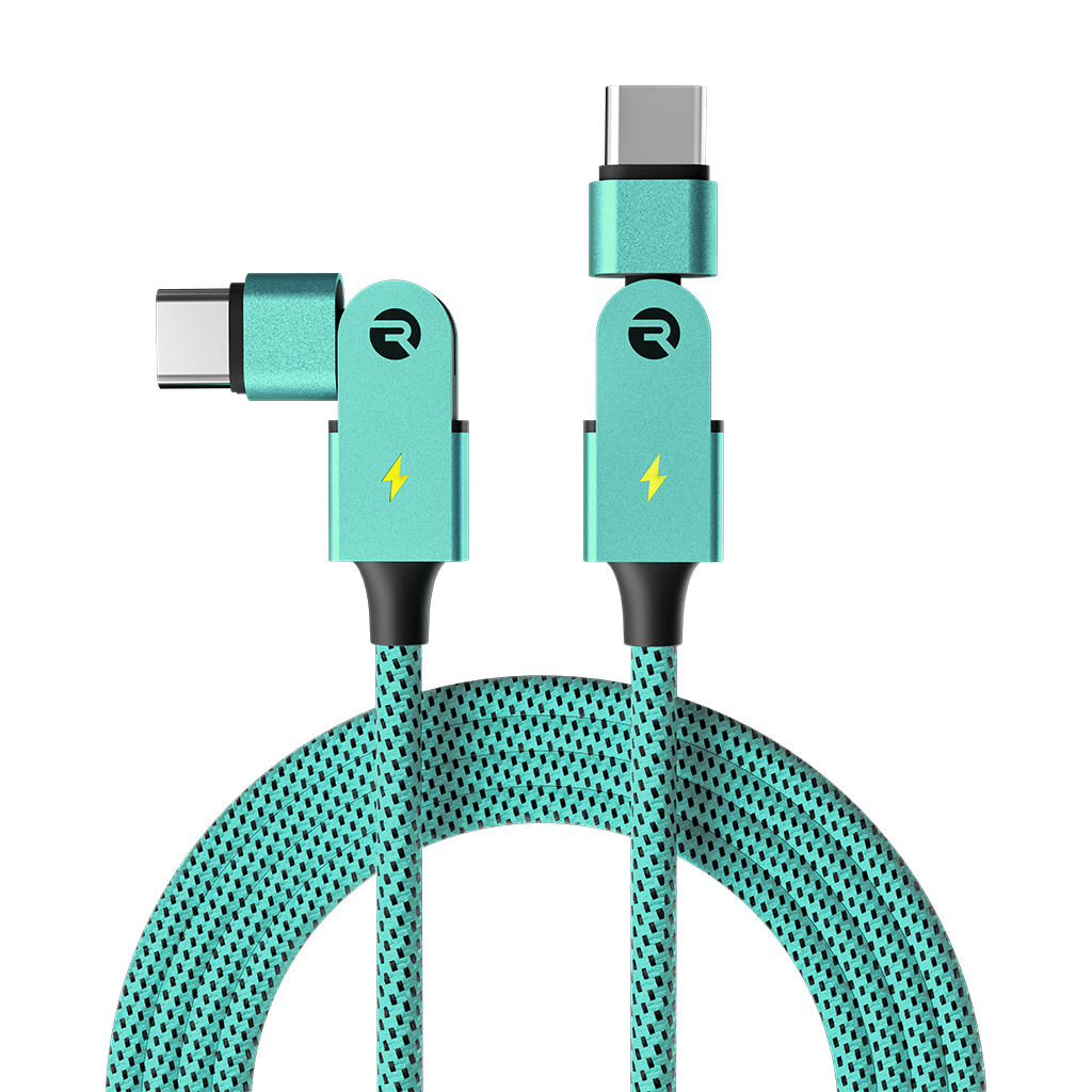 Type C: for Android & iPhone 15+ / 10ft / Mint