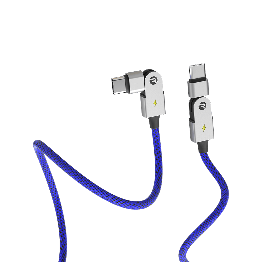 Type C: for Android & iPhone 15+ / 6ft / Blue